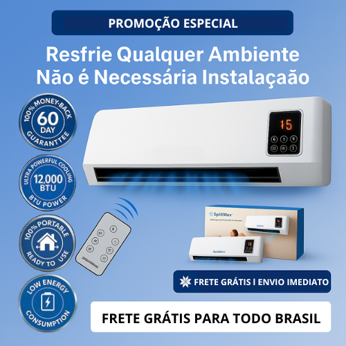 Climatizador Portátil Smart Inverter - Frio/Calor [PREÇO DE FÁBRICA]